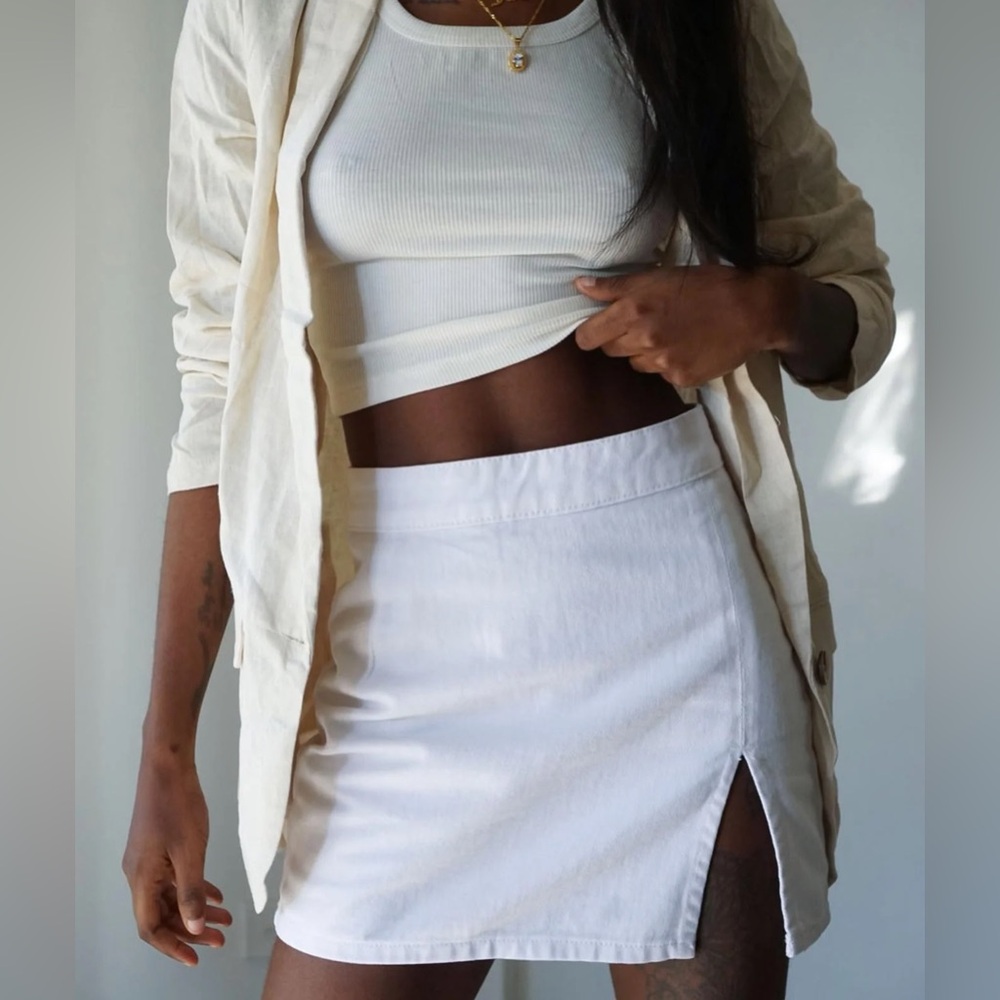 Princess Polly Lola Mini Skirt White